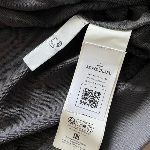 Stone Island Men's Gray Crewneck Sweaters Xxl - Picture 6 of 6
